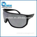 Sport Sunglssses With Sliver Mirror Lens Hinge With Strong Spring
